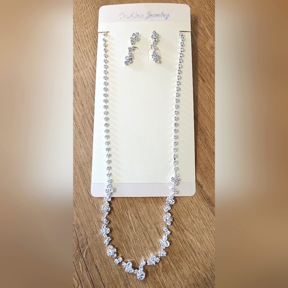 Bridal Jewelry Necklace and Earrings